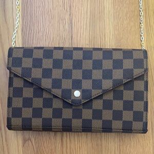 checkered crossbody